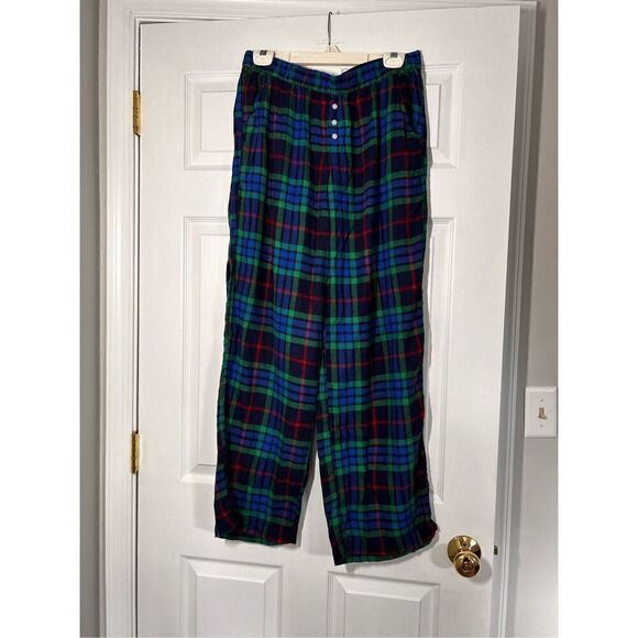 American Eagle men’s plaid flannel pajama pants size medium C8-23 - Picture 1 of 3